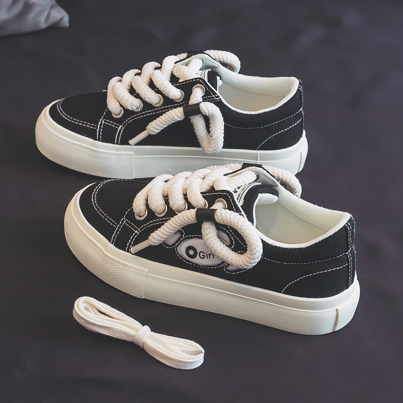 Green Harbour Style Chic Versatil Casual Board Pantofi 2023 Nou Retro nisa Design Pantofi albi mici Pantofi de pânză