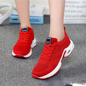 Tenisice za trčanje Ženske prozračne cipele za slobodno vrijeme Lagana sportska obuća za slobodno vrijeme, Ženske tenisice s platformom za hodanje Crne 2023.