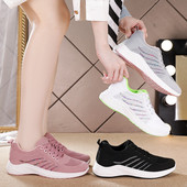 Moteriški bėgimo bateliai vasariniai sportbačiai, kvėpuojantys sportiniai, moteriški vulkanizuoti batai. Tenisas, moteriškas treneris Zapato Tenis De Seguridad Mujer