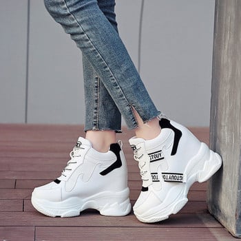 Модерни обувки Дамски високи маратонки Дамска кошница с платформа Femme Chaussures Femmes Height Increase Sneaker Zapatillas De Deporte