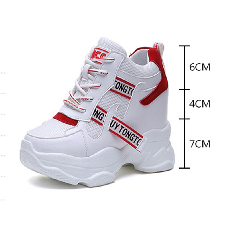 Μοντέρνα παπούτσια Γυναικεία Ψηλά Αθλητικά Παπούτσια Γυναικεία Πλατφόρμα Καλάθι Femme Chaussures Femmes Αύξηση ύψους Sneaker Zapatillas De Deporte