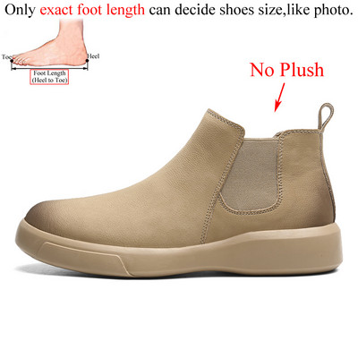 Kožne gležnjače od mikrovlakana Chelsea čizme Muške crne muške modne Botas Hombre jesenske zimske natikače