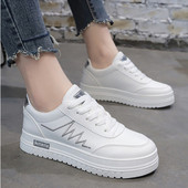 Pantofi Albi pentru Femei Pantofi Tenisi Moda Primavara Sport Casual Running Pantofi Vulcanizati Pantofi Femei Flats Tenis Zapatos De Mujer