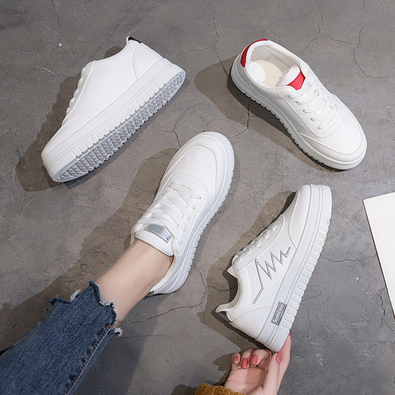 Pantofi Albi pentru Femei Pantofi Tenisi Moda Primavara Sport Casual Running Pantofi Vulcanizati Pantofi Femei Flats Tenis Zapatos De Mujer