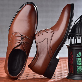 Ανδρικά παπούτσια Plus Size Μαύρα δερμάτινα επίσημα παπούτσια για άνδρες Oxfords Ανδρικό Γάμο Γραφείο Ανδρικά παπούτσια zapatos de hombre