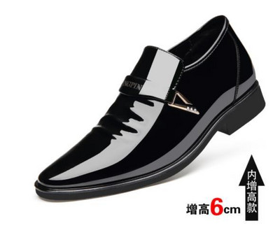 Mocasin din piele pentru bărbați cu sclipici Pantofi formali pentru bărbați Pantofi cu vârf ascuțit pentru bărbați Rochie pantofi italieni din piele PU Slip On Fashion