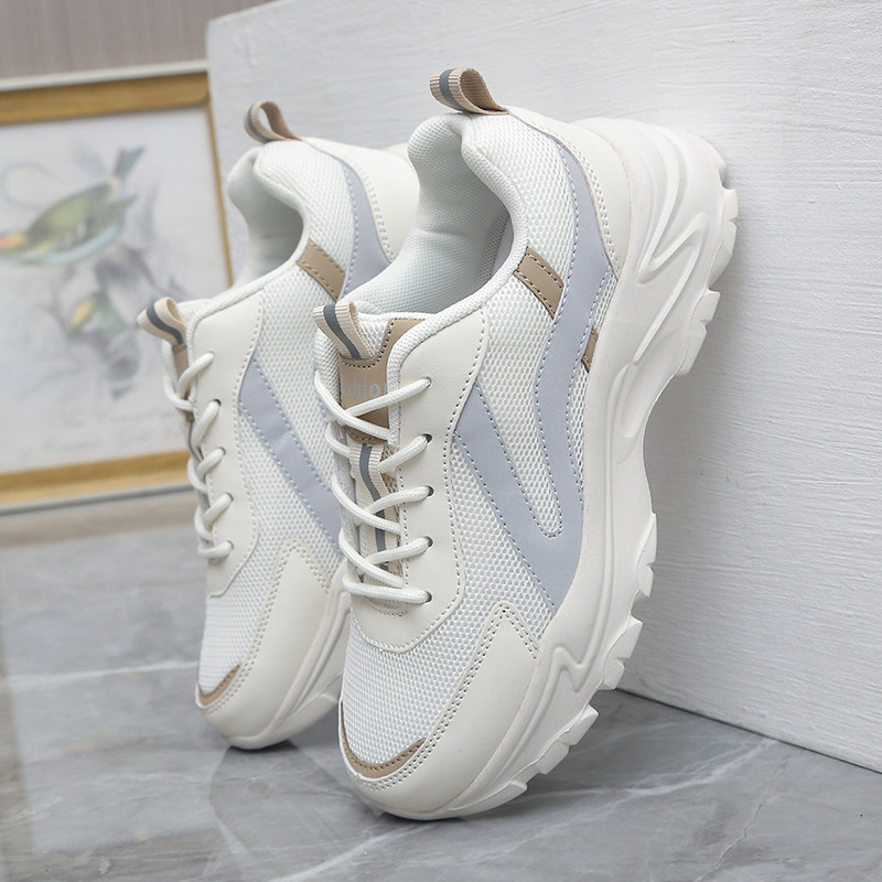 Ms adidași pantofi cu platformă cu piele deschisă, plus mărimea 35 până la 42, pantofi casual, femei negre, pantofi vulcanizați la modă