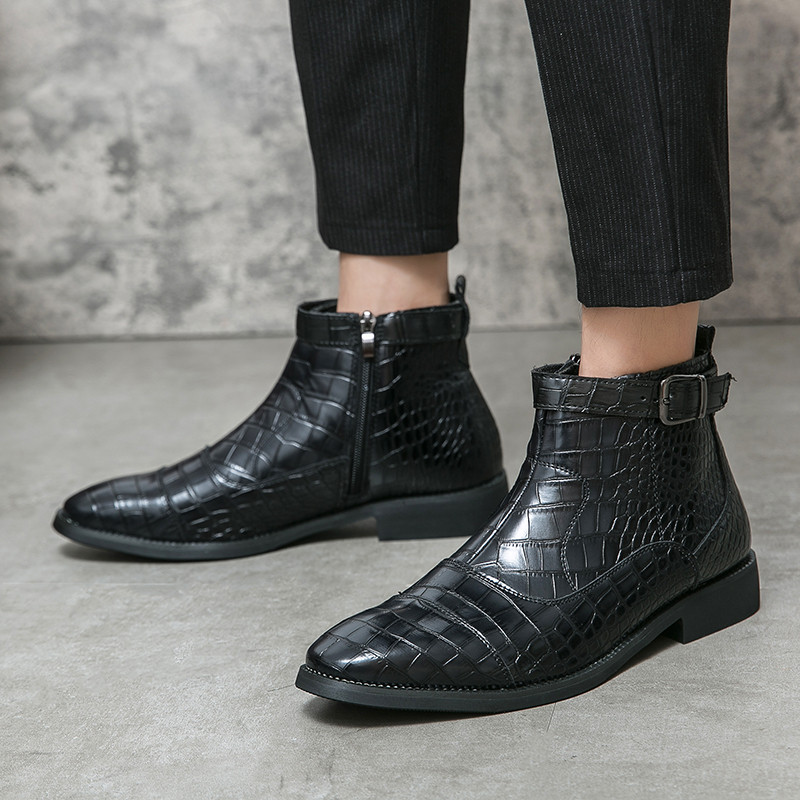 2022 noi cizme chelsea pentru bărbați, marca Desiginer, clasice, Italia, cizme de rochie, modă, ocazional, cizme de afaceri, încălțăminte, mărime mare 48