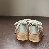 2023 proljeće ljeto jesen nove menta zelene platnene cipele ženske cipele s debelim potplatima s malim bijelim cipelama ležerne cipele