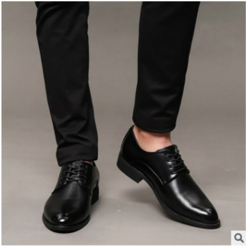 Mazefeng Fashion 2019, primăvară toamnă, pantofi de rochie pentru bărbați, pantofi de afaceri pentru bărbați, din piele, de culoare uni, pantofi de lucru pentru bărbați, cu vârf ascuțit.