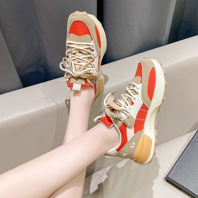 Pantofi de damă la modă 2023 Pantofi sport pentru femei Pantofi vulcanizați pentru femei Pantofi sport de damă cu șireturi