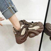 Pantofi pentru tata Feminin 2023 Nou Colorat Talpă groasă Mici Înalți, confortabili, ușori și respirabili Pantofi sport Feminin