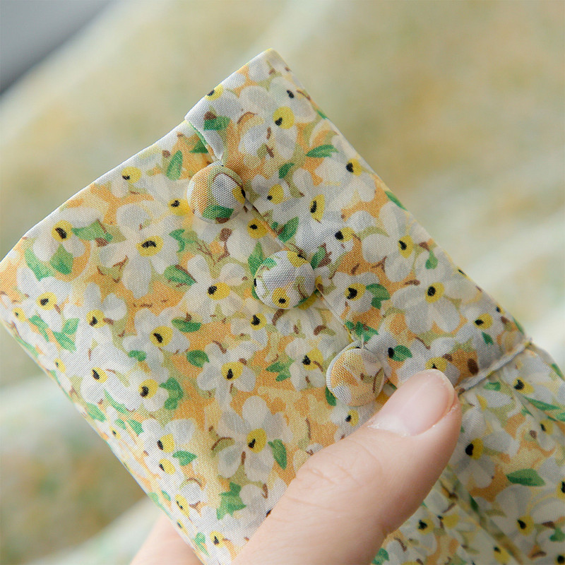 Palaidinė su raukiniais, 2022 m. pavasario rudens prerijos prašmatnios gėlėtos viršutinės moteriškos temperamento marškinėliai ilgomis pūstomis rankovėmis Moteriška palaidinė marginta