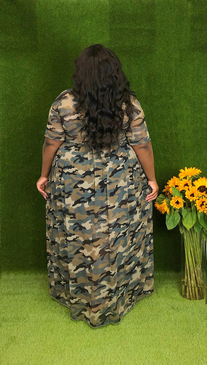 Ležerna haljina veće veličine, duga, rastezljiva ljetna i jesenska ženska prevelika duga haljina s kratkim rukavima i okruglim izrezom na vezanje