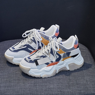 Adidași cu platformă Pantofi de alergare pentru femei Pantofi de sport pentru femei Pantofi de sport cu bretele încrucișate Pantofi de sport pentru femei Pantofi de antrenament pentru femei