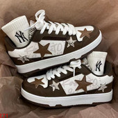 Pantofi casual retro versatili pentru cuplu Pantofi sport cu șireturi respirabili pentru femei Pantofi de alergare pentru bărbați noi pantofi albi