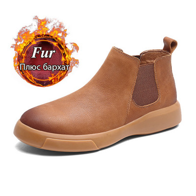 Klasične muške kožne chelsea čizme, ležerne oksfordice, tople plišane cipele, cipele za penjanje na otvorenom, planinarske cipele, muške mokasine cipele