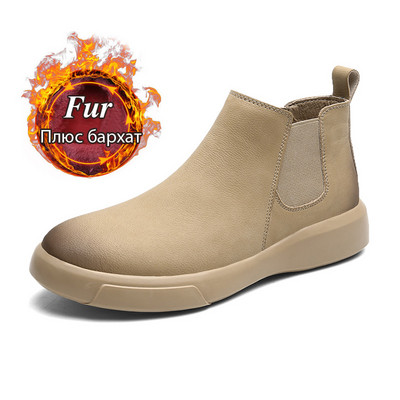 Klasične muške kožne chelsea čizme, ležerne oksfordice, tople plišane cipele, cipele za penjanje na otvorenom, planinarske cipele, muške mokasine cipele