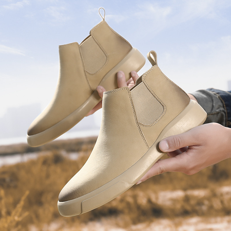 Klasične muške kožne chelsea čizme, ležerne oksfordice, tople plišane cipele, cipele za penjanje na otvorenom, planinarske cipele, muške mokasine cipele