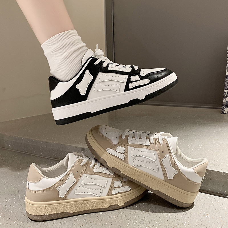 Sportske ležerne cipele za žene 2023. proljeće jesen crne retro udobne tenisice s platformom protiv klizanja ženska moda Zapatos Mujer