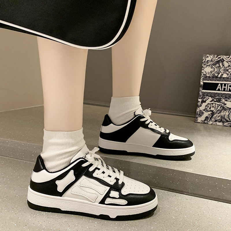 Sportske ležerne cipele za žene 2023. proljeće jesen crne retro udobne tenisice s platformom protiv klizanja ženska moda Zapatos Mujer