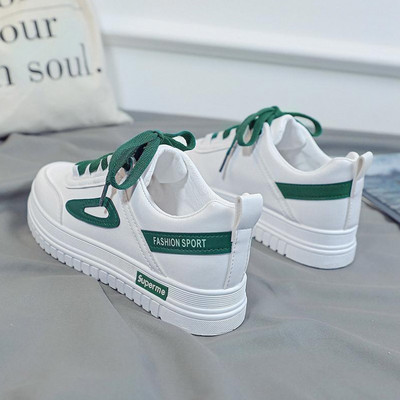 Λευκά γυναικεία παπούτσια 2023 Νέα δημοφιλή παπούτσια για την άνοιξη Ευέλικτη πλατφόρμα Comfort Λευκά παπούτσια Αθλητική σανίδα Παπούτσια μόδας Γυναικεία παπούτσια