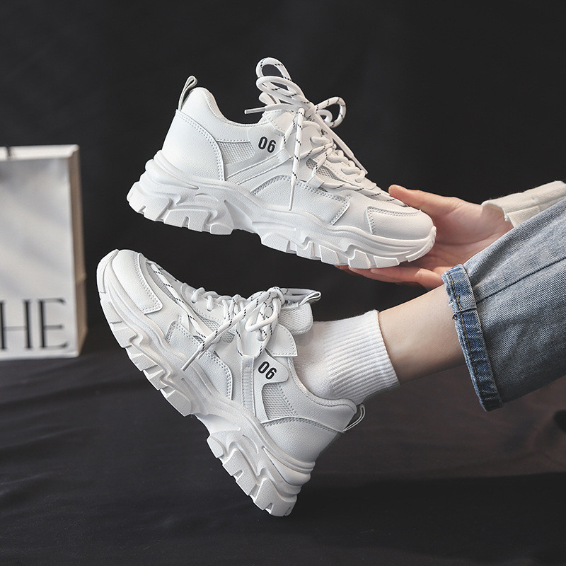 Ženske tenisice Hit proljetna moda 2022. Bijele sportske cipele na vezanje Ženske cipele za trčanje Vulkanizirane cipele Dizajnerske tenisice