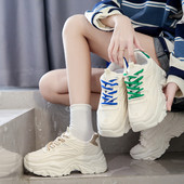 Επαγγελματικά αθλητικά παπούτσια Γυναικεία πλατφόρμα Casual Παπούτσια Γυναικεία Μόδα Καλάθι Γυναικεία Λευκά Αθλητικά Μπότα Casual Chunky Sapato Zapatillas