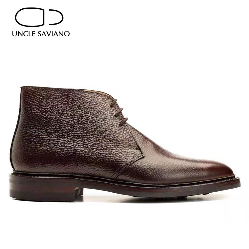 Uncle Saviano Derby Boots Ανδρικά φόρεμα Επίσημο γαμήλιο Παπούτσια Best Man Παπούτσια Αυθεντικά ανδρικά παπούτσια σχεδιαστή από 