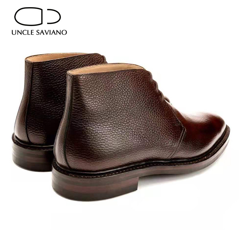 Uncle Saviano Derby Boots Ανδρικά φόρεμα Επίσημο γαμήλιο Παπούτσια Best Man Παπούτσια Αυθεντικά ανδρικά παπούτσια σχεδιαστή από 