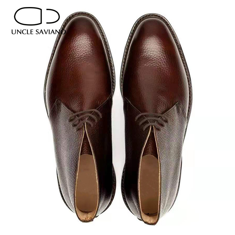Uncle Saviano Derby Boots Ανδρικά φόρεμα Επίσημο γαμήλιο Παπούτσια Best Man Παπούτσια Αυθεντικά ανδρικά παπούτσια σχεδιαστή από 