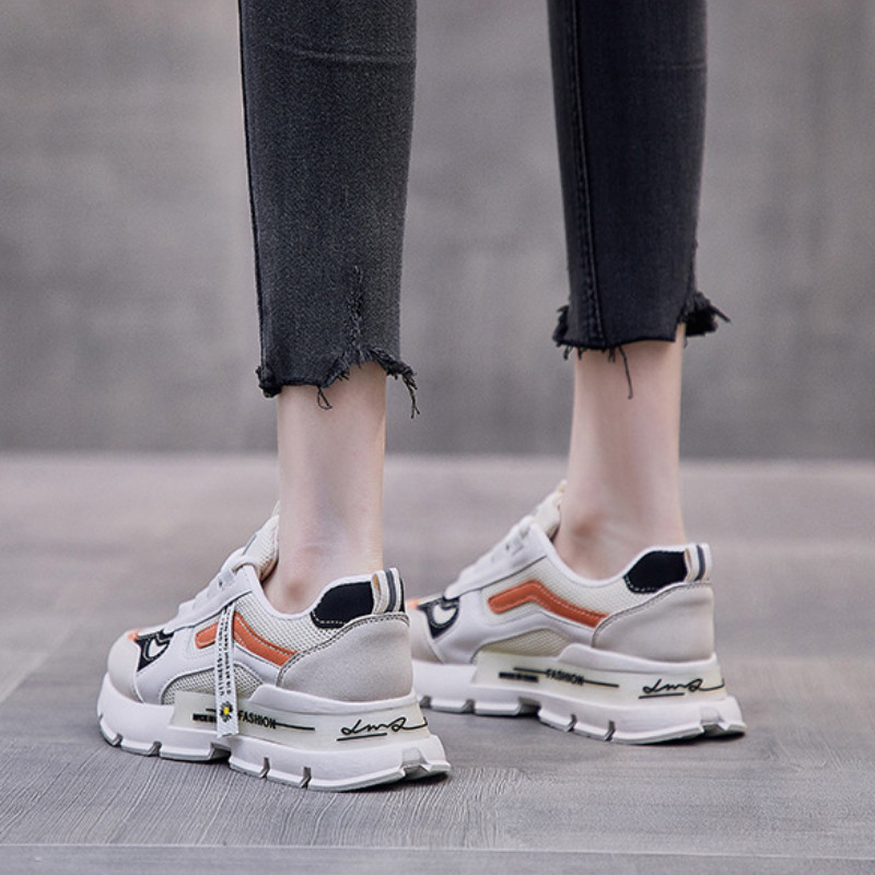 Ženske tenisice Tenis Ženske male vezene tratinčice Prozračna mreža Ležerne sportske trčanje Luksuzne dizajnerske vulkanizirane cipele