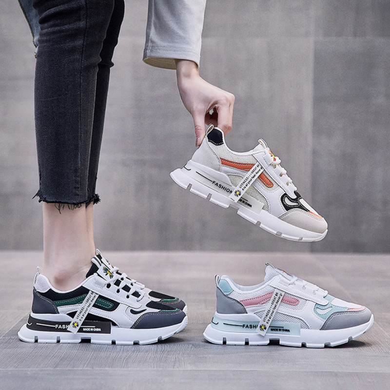 Ženske tenisice Tenis Ženske male vezene tratinčice Prozračna mreža Ležerne sportske trčanje Luksuzne dizajnerske vulkanizirane cipele