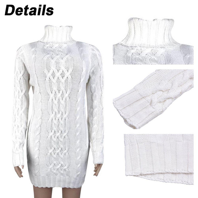 Mini pletena džemper haljina za žene 2023 Jesen Zima Slim Fit Elegantna suknja dugih rukava Seksi klupske haljine Ženska odjeća Vestido