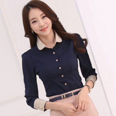 My NewIn Spring and Autumn Shirt Γυναικεία μακρυμάνικα πουκάμισα Blusas για Γυναικεία Γυναικεία Γυναικεία Γυναικεία Μπλούζα Κορεάτικη έκδοση