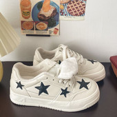 Popularne Star Cricket Shoes Svestrane jesen i zima 2022. Nove plišane tople male bijele cipele