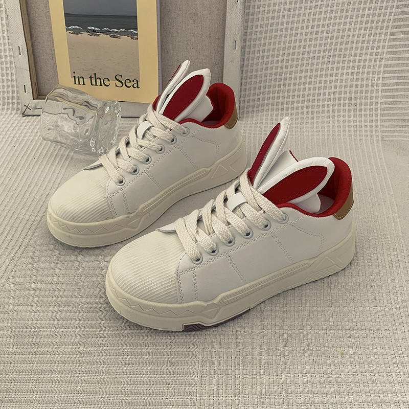 Dizajnerske ženske cipele Ravne tenisice za trčanje Lagane niske sportske cipele Zapatillas Mujer Cipele sa slatkim zečjim ušima Studentice