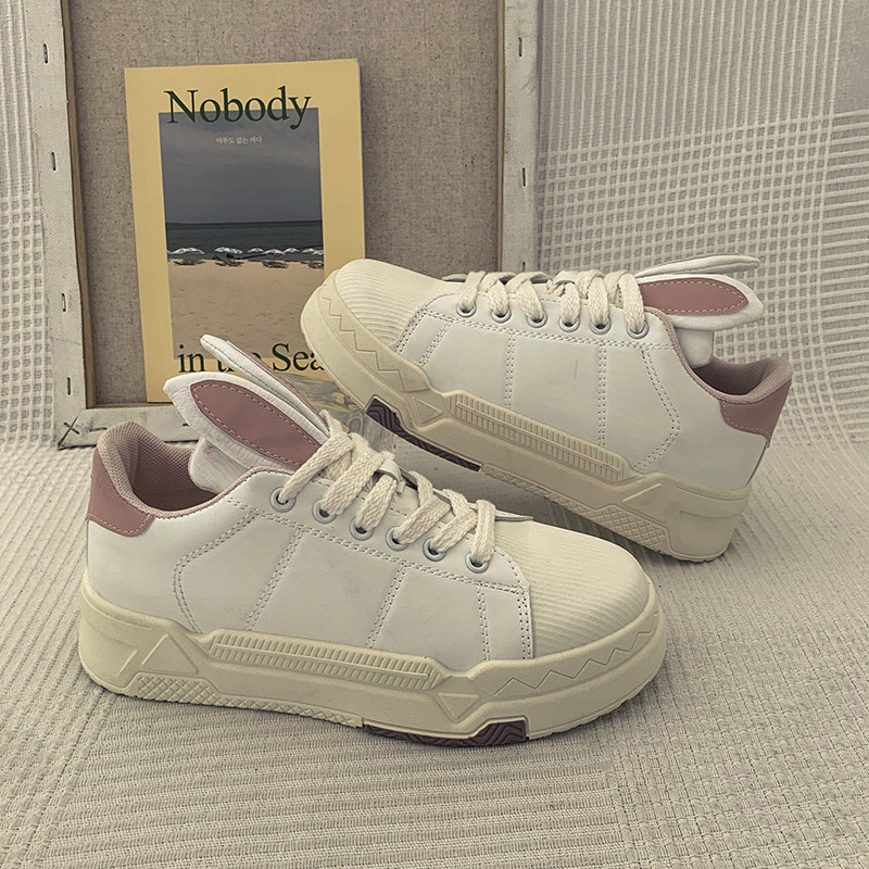 Dizajnerske ženske cipele Ravne tenisice za trčanje Lagane niske sportske cipele Zapatillas Mujer Cipele sa slatkim zečjim ušima Studentice