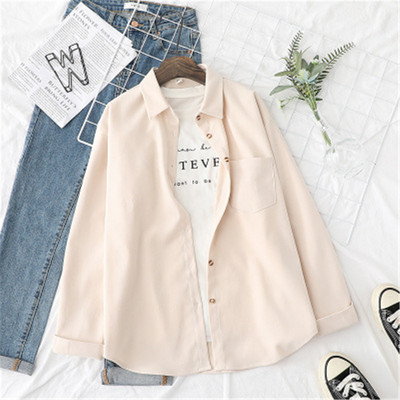 Masīvie krekli Sieviešu velveta blūzes un topi brīvas, garām piedurknēm, ikdienas sieviešu apģērbi, apģērbi, balti zili rozā pelēki rudens jaunumi