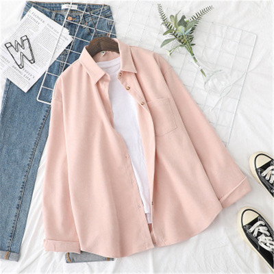 Masīvie krekli Sieviešu velveta blūzes un topi brīvas, garām piedurknēm, ikdienas sieviešu apģērbi, apģērbi, balti zili rozā pelēki rudens jaunumi