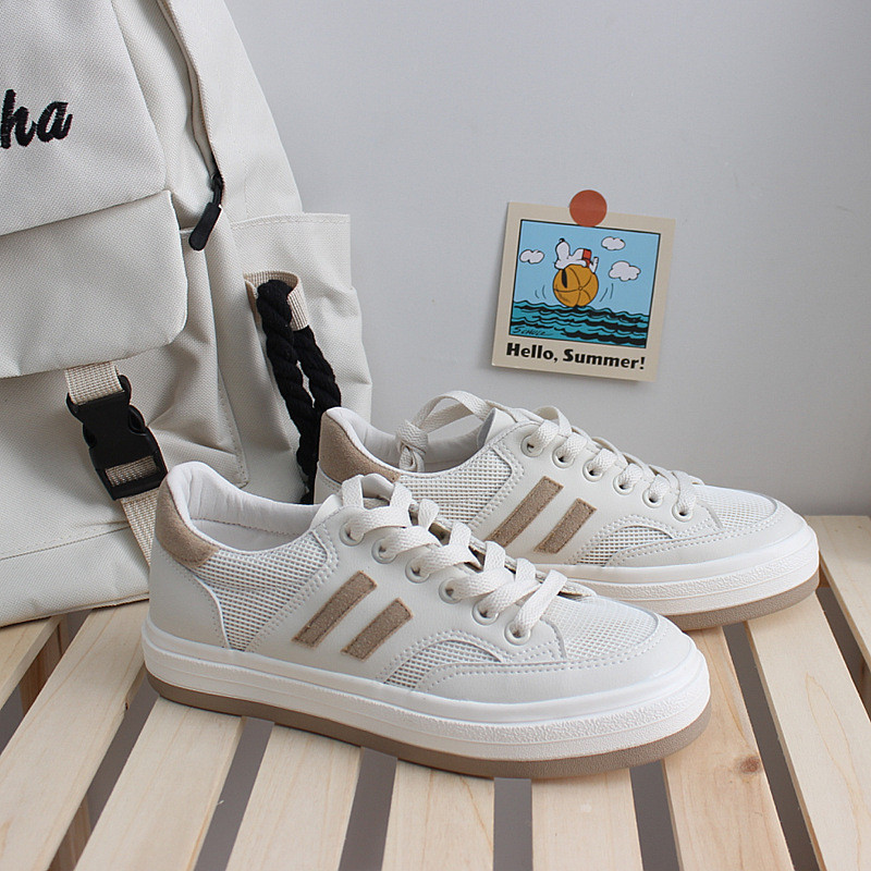 Pantofi de sport pentru femei, la modă nouă, ocazional, cu plasă de aer, pantofi sport, primăvară, toamnă, platformă în aer liber, alergare, din cauciuc, pantofi de antrenament vulcanizați.