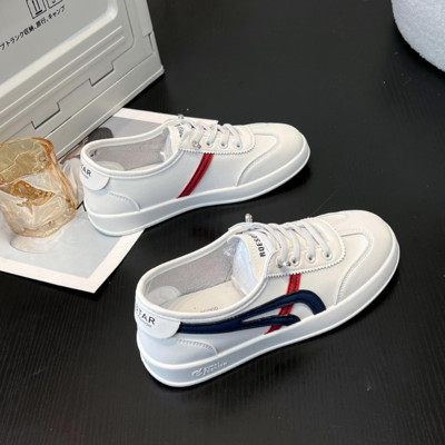 Malé biele topánky Dámske letné nové sieťované ležérne topánky Duté priedušné sieťované topánky s plochou podrážkou Tenké všestranné dámske topánky