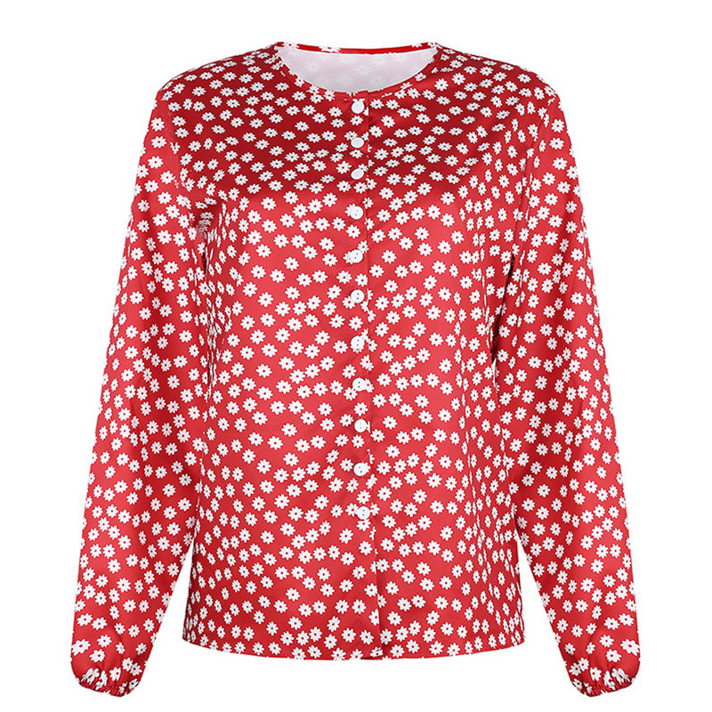 Bluză cu mânecă lungă cu imprimeu floral pentru femei, ocazional