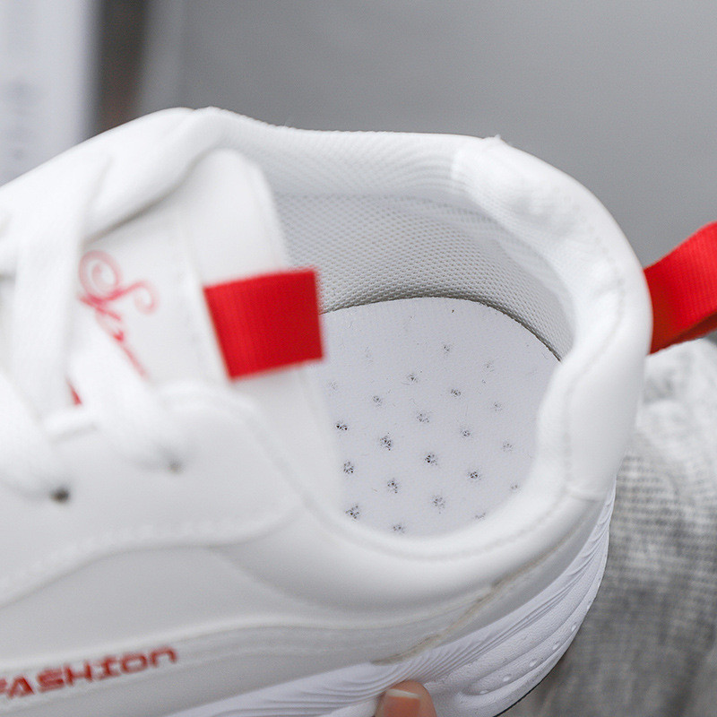 Γυναικεία αθλητικά παπούτσια κορεατικής έκδοσης του Harajuku Ulzzang Φθινόπωρο 2020 Νέα παπούτσια με δίχτυα Κόκκινα Casual γυναικεία παπούτσια όλων των αγώνων