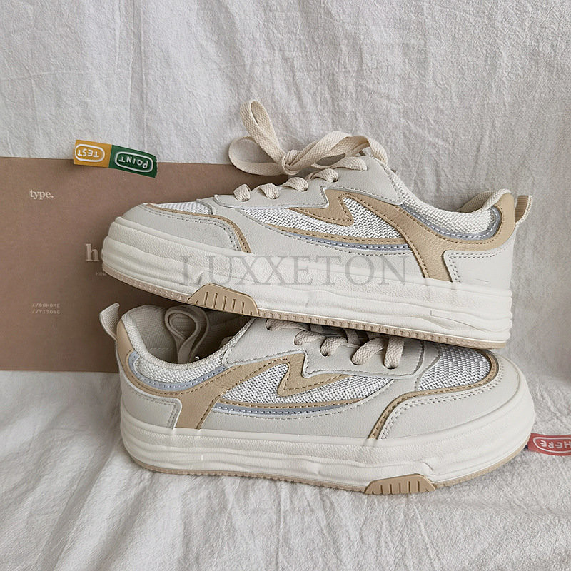 Pantofi de damă, cu plasă respirabilă, pantofi pentru femei, pantofi vulcanizați, cu platformă, pantofi de vară, pantofi cu șireturi de marcă feminină, pantofi de tendință