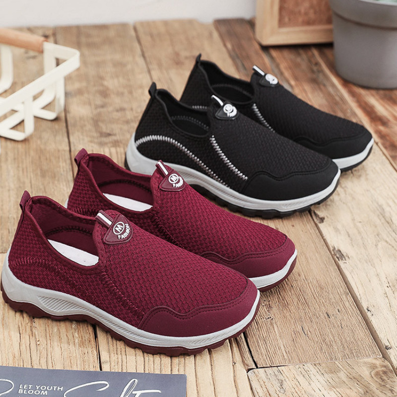 2023 Γυναικεία παπούτσια με δίχτυα αναπνέει καθημερινά αθλητικά παπούτσια Άνετα και ελαφριά γυναικεία παπούτσια Αντιολισθητικά casual παπούτσια για τρέξιμο