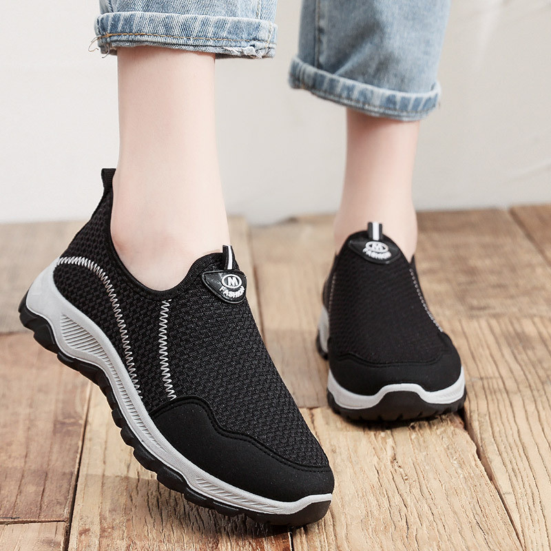 2023 Γυναικεία παπούτσια με δίχτυα αναπνέει καθημερινά αθλητικά παπούτσια Άνετα και ελαφριά γυναικεία παπούτσια Αντιολισθητικά casual παπούτσια για τρέξιμο