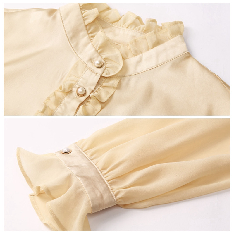 Satenska svilena košulja ženska majica bluza proljeće jesen elegantna uredska ženska radna košulja s dugim rukavima visoke kvalitete ženska zabava