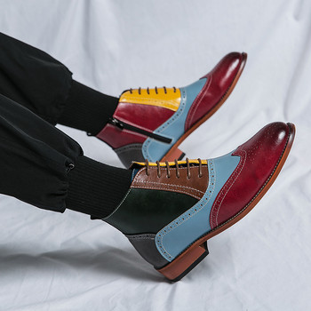 Ръчно изработени ежедневни кожени луксозни мъжки дизайнерски бизнес марка Официална рокля Chelsea Каубойски обувки за мъже Ботуши Боти до глезена Обувки