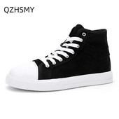 Παπούτσια Γυναικεία Νέα Vintage Χαμηλά Τοπ Αθλητικά Παπούτσια Ανδρικά Καμβά Ψηλά πάνω Στρογγυλή κεφαλή κορδόνια Ζευγάρι Casual Flats μόδα Περπάτημα